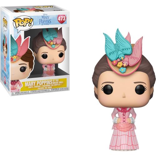 펀코 Funko Pop Disney: Mary Poppins ReturnsMary at The Music Hall, Pink Dress Collectible Figure, Multicolor