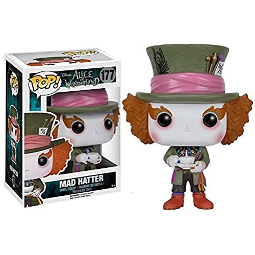  Funko POP Disney: Alice in Wonderland Action Figure Mad Hatter,Multi