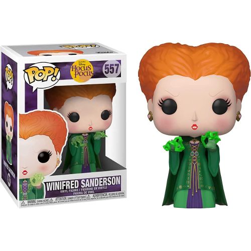  Disney: Hocus Pocus Winifred Sanderson with Magic Spell Funko Pop! Vinyl Figure (Bundled with Compatible Pop Box Protector Case)