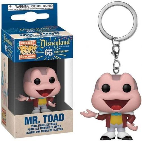 펀코 Funko Pop! Keychain: Disney 65th Mr. Toad Multi, 3.75 inches