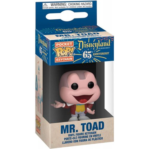 펀코 Funko Pop! Keychain: Disney 65th Mr. Toad Multi, 3.75 inches