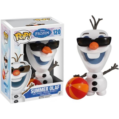  Funko POP Disney: Frozen Summer Olaf Action Figure,Multi colored,3.75 inches