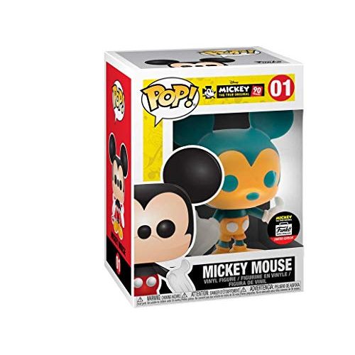  Funko Orange & Teal Mickey Mouse Pop Disney Limited Edition Mickey The True Original #01