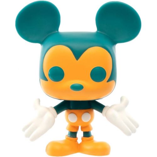  Funko Orange & Teal Mickey Mouse Pop Disney Limited Edition Mickey The True Original #01