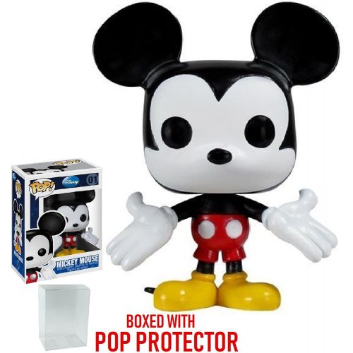 펀코 Funko Pop! Disney: Mickey Mouse Vinyl Figure (Bundled with Pop Box Protector Case)