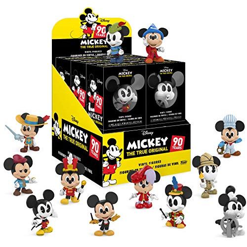 펀코 POP Funko Mystery Minis: Disney Mickeys 90th One Mystery Collectible Figure, Standard, Multicolor