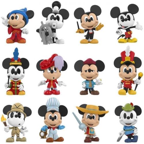 펀코 POP Funko Mystery Minis: Disney Mickeys 90th One Mystery Collectible Figure, Standard, Multicolor