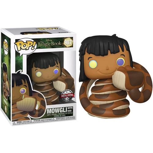  Funko Pop! The Jungle Book: Mowgli with Kaa Vinyl Figure ? Special Edition Exclusive