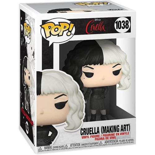  Funko POP Disney: Cruella Cruella in Black Dress, Multicolor, Standard