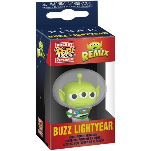  Funko Pop! Keychain: Pixar Alien Remix Woody, 2 inches