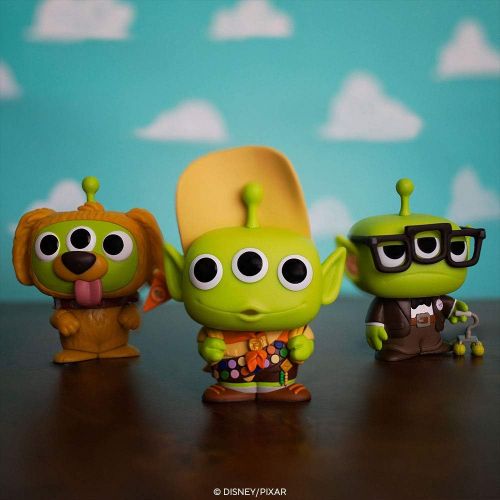  Funko Pop! Disney: Pixar Alien Remix Alien as Carl Vinyl Figure Multicolor, 3.75 inches