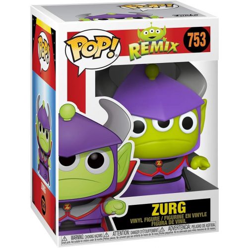  Funko Pop! Disney: Pixar Alien Remix Alien as Zurg Vinyl Figure Multicolor, 3.75 inches