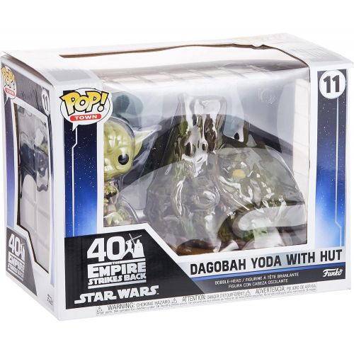  Funko Pop! Town: Star Wars Yodas Hut, Multicolor