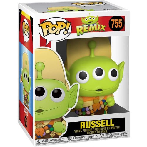  Funko Pop! Disney: Pixar Alien Remix Alien as Russel Vinyl Figure Multicolor, 3.75 inches