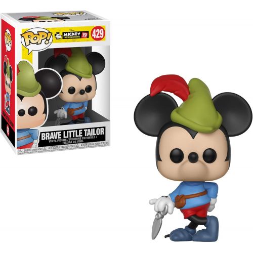 펀코 Funko Disney: POP! Mickeys 90th Anniversary Collectors Set Steamboat Willie, Apprentice Mickey, Firefighter Mickey, Conductor Mickey, Brave Little Tailor