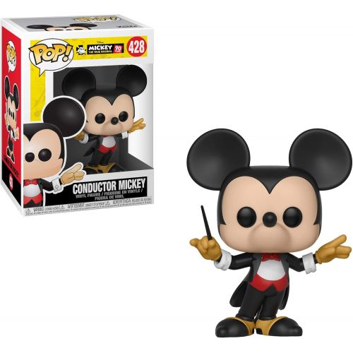 펀코 Funko Disney: POP! Mickeys 90th Anniversary Collectors Set Steamboat Willie, Apprentice Mickey, Firefighter Mickey, Conductor Mickey, Brave Little Tailor