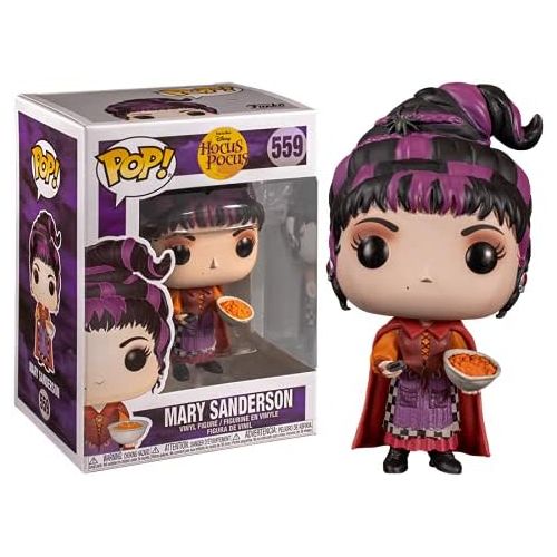 Disney: Hocus Pocus Mary Sanderson with Cheese Puffs Funko Pop! Vinyl Figure (Bundled with Compatible Pop Box Protector Case)