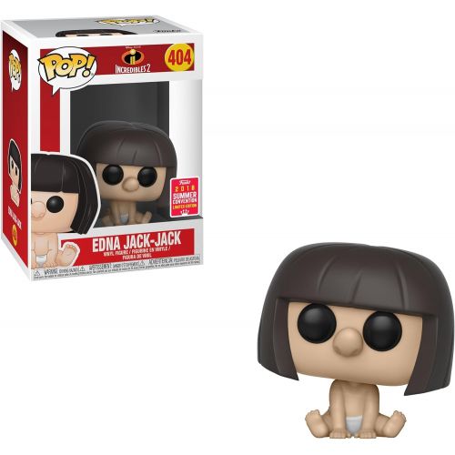 펀코 Funko Pop Disney: Incredibles 2 Edna Jack Jack Summer Convention Exclusive