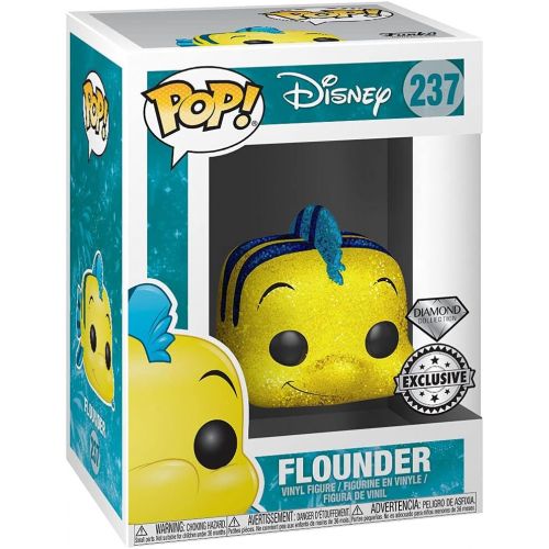  Funko Pop! Disney The Little Mermaid Flounder #237 (Diamond Collection)