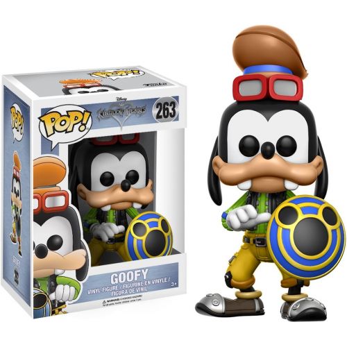  Funko POP Disney: Kingdom Hearts Goofy Toy Figures,Multicolor,3.75 inches