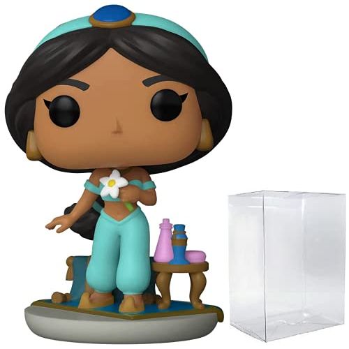  Disney Ultimate Princess: Jasmine Funko Pop! Vinyl Figure (Bundled with Compatible Pop Box Protector Case)