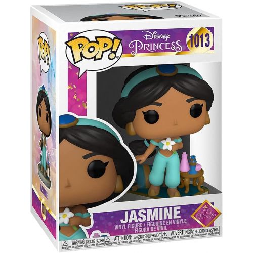  Disney Ultimate Princess: Jasmine Funko Pop! Vinyl Figure (Bundled with Compatible Pop Box Protector Case)