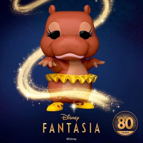 펀코 Funko Pop! Disney: Fantasia 80th Anniversary Hyacinth Hippo Vinyl Figure (Bundled with Pop Box Protector Case)