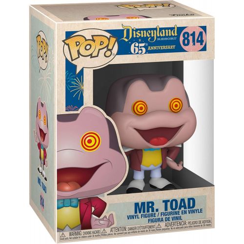  Funko Pop! Disney: Disney 65th Mr. Toad with Spinning Eyes, 3.75 inches