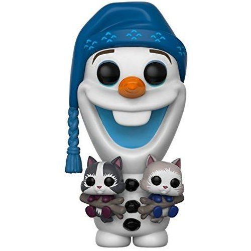 펀코 Funko Pop Disney: Olafs Frozen Advenutre Olaf with Cats Collectible Vinyl Figure,Multi