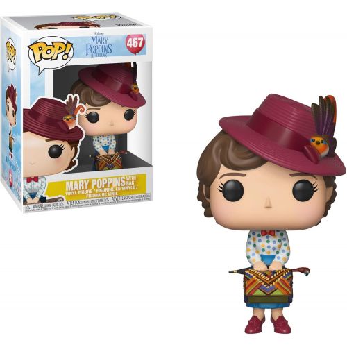  Funko Pop Disney: Mary Poppins Mary with Bag, Multicolor