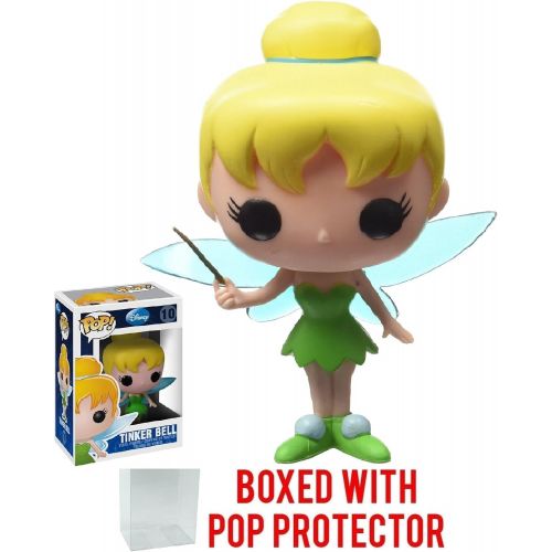  Disney: Peter Pan Tinker Bell Funko Pop! Vinyl Figure (Bundled with Compatible Pop Box Protector Case)