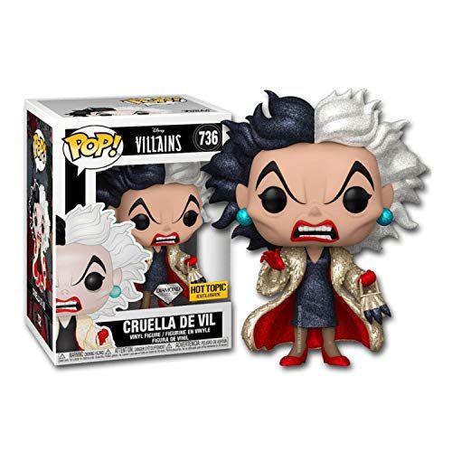 펀코 Funko Pop Disney Villains Cruella De Vil Vinyl Figure Pop 736 Diamond Collection Exclusive