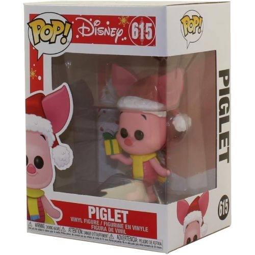  Funko 43330 POP. Vinyl Disney: Holiday Piglet Collectible Figure, Multicolor