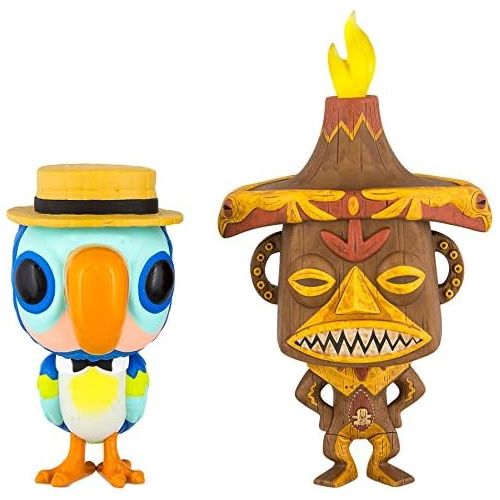 펀코 Disney Park Exclusive Enchanted Tiki Room Pele & Barker Parrot Funko POP 2 Pack