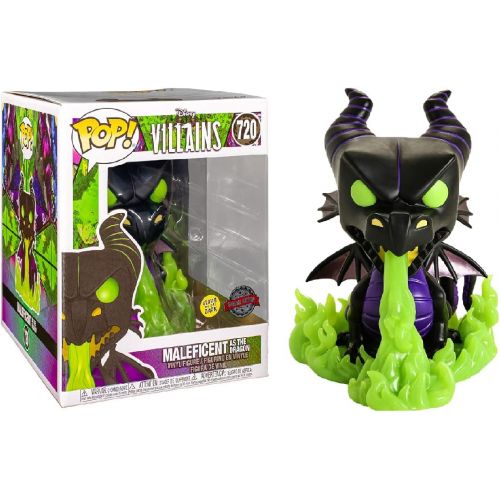 펀코 Funko Pop Disney Villains Maleficent as the Dragon Glow in the Dark Exclusive 720