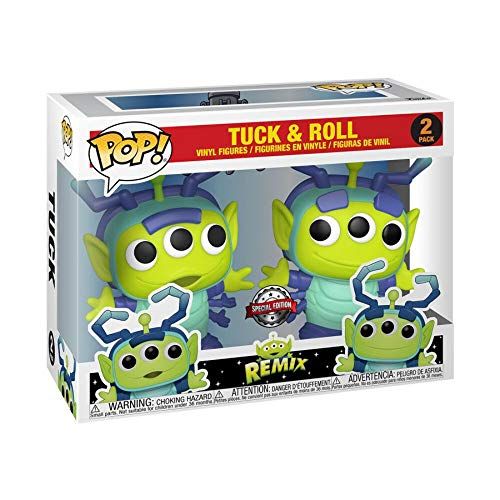 펀코 Funko , Multicolor ,48549 POP Disney:Pixar 2PK Alien as Tuck & Roll