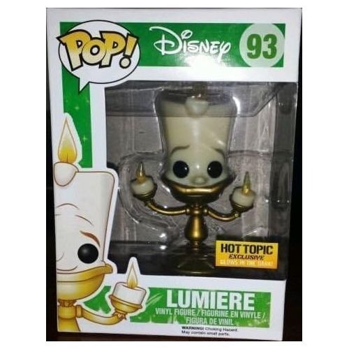 펀코 Funko Pop! Disney #93 Lumiere (Hot Topic Exclusive Glow in The Dark) Beauty And The Beast by Funko