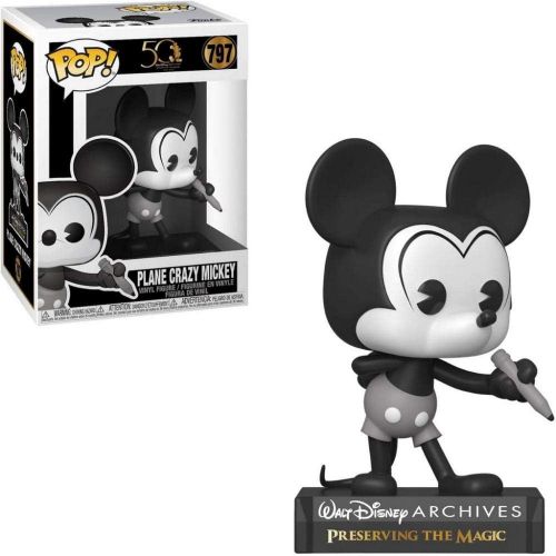  Funko Pop! Disney: Archives Plane Crazy Mickey, Multicolour