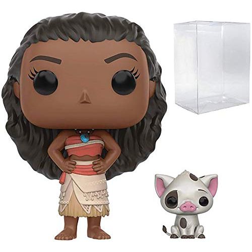 펀코 Disney: Moana Moana & Pua Funko Pop! Vinyl Figure (Bundled with Compatible Pop Box Protector Case)