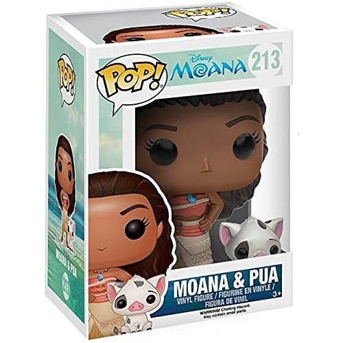 펀코 Disney: Moana Moana & Pua Funko Pop! Vinyl Figure (Bundled with Compatible Pop Box Protector Case)