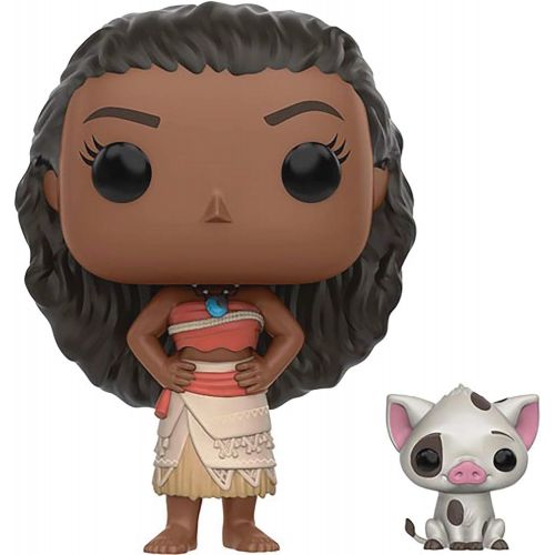 펀코 Disney: Moana Moana & Pua Funko Pop! Vinyl Figure (Bundled with Compatible Pop Box Protector Case)