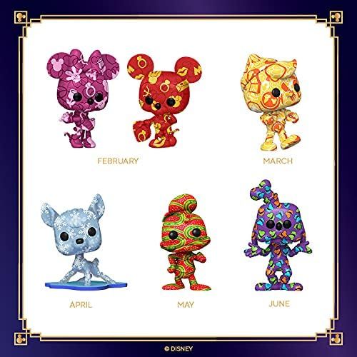  Funko Pop! Artist Series: Disney Treasures from The Vault Mickey and Minnie Mouse (2 Pack), Amazon Exclusive, Multicolor