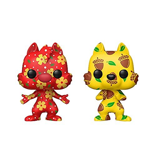 Funko Pop! Artist Series: Disney Treasures of The Vault Chip & Dale (2 Pack), Amazon Exclusive ,3.25 inches