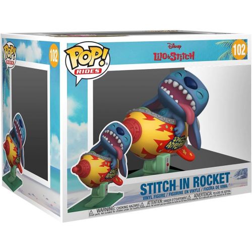  POP Funko Pop! Rides: Lilo & Stitch Stitch in Rocket, Multicolor, Standard