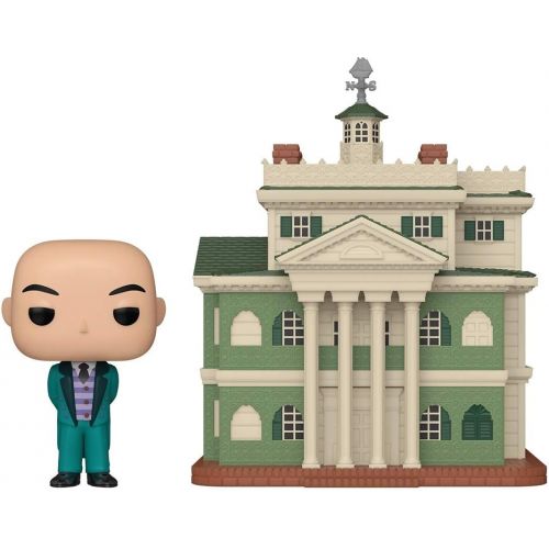  Funko Pop Towns: Disney Parks Haunted Mansion with Butler, Multicolor, 6 inches