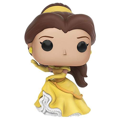  Funko POP Disney: Beauty & the Beast Belle Action Figure,Brunette,vibrant Yellow