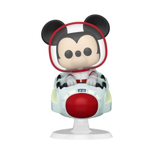 펀코 POP Ride Super Deluxe Disney: Walt Disney World 50th - Mickey at The Space Mountain Attraction, Multicolor, Standard, (45343)