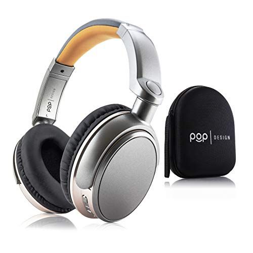  POP Over Ear Wireless Bluetooth Stereo Headphones | Built in Mic and Optional Wired Mode | 16 Hour Battery Life | Compatible with All-new Kindle Paperwhite & Oasis, Apple, Samsung, and