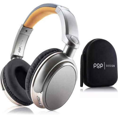  POP Over Ear Wireless Bluetooth Stereo Headphones | Built in Mic and Optional Wired Mode | 16 Hour Battery Life | Compatible with All-new Kindle Paperwhite & Oasis, Apple, Samsung, and