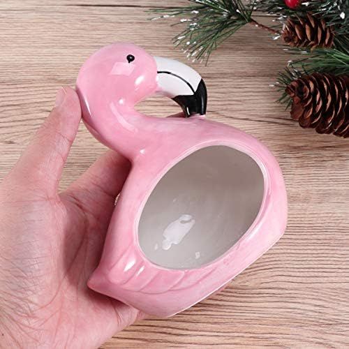  POPETPOP Ceramic Hamster Hideout Nest-Hamster Sand Bath-Chinchilla Dust Bath-Summer Cool Small Animal Pet Nesting Habitat Cage-Pig Shape